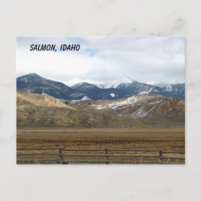 Postal Salmón, Idaho (Anverso)