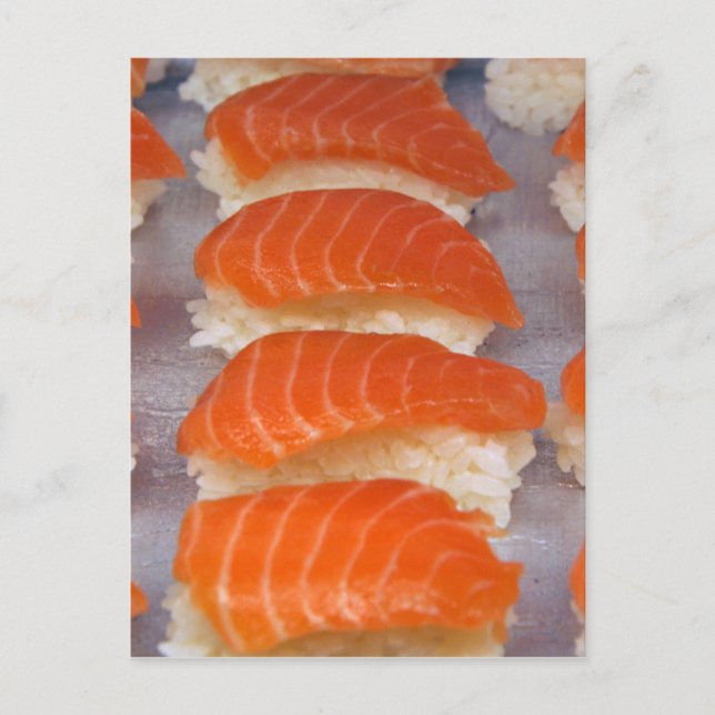 Postal Salmon Sushi - Sashimi (Anverso)
