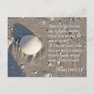 Postal Salmos 139: 17-18, Versión de Shell