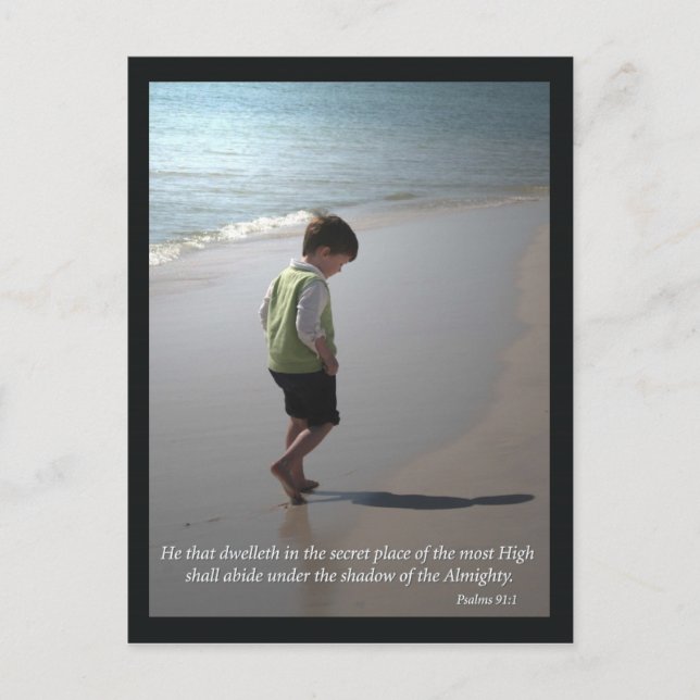 Postal Salmos 91:1 (Anverso)