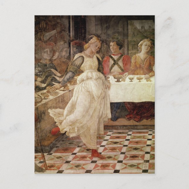 Postal Salomón bailando en la fiesta de la sangre (Anverso)