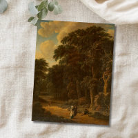 Salomon Rombouts - Paisaje Forestal con Bosque...