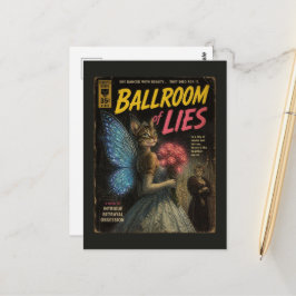 Postal Salón de Baile de Mentiras Cubierta de Libro Falso