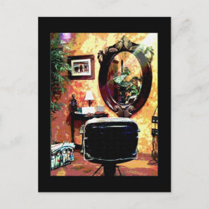 Postal Salón de Belleza Hermoso 