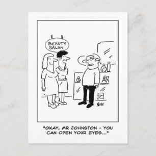 Postal Salón de belleza Sorpresa