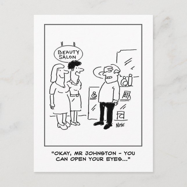 Postal Salón de belleza Sorpresa (Anverso)