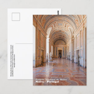 Postal Salón de Bendición del Palacio Nacional de Mafra