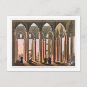 Postal Salón de Joseph en el Castillo de El Cairo, plato 