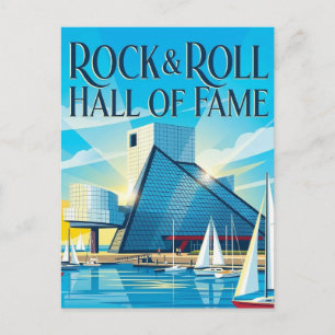 Postal Salón de la Fama del Rock and Roll