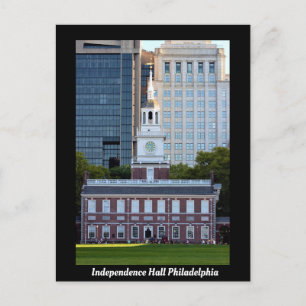 Postal Salón de la Independencia Filadelfia