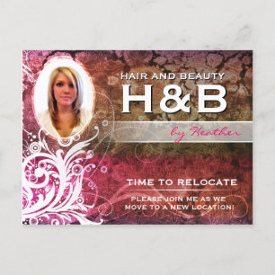 Postal Salón del Flourish/postal con clase y elegantes