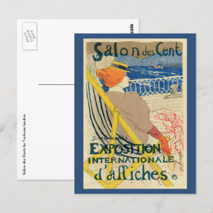 Postal Salon des Cents de Toulouse Lautrec, Art Nouveau