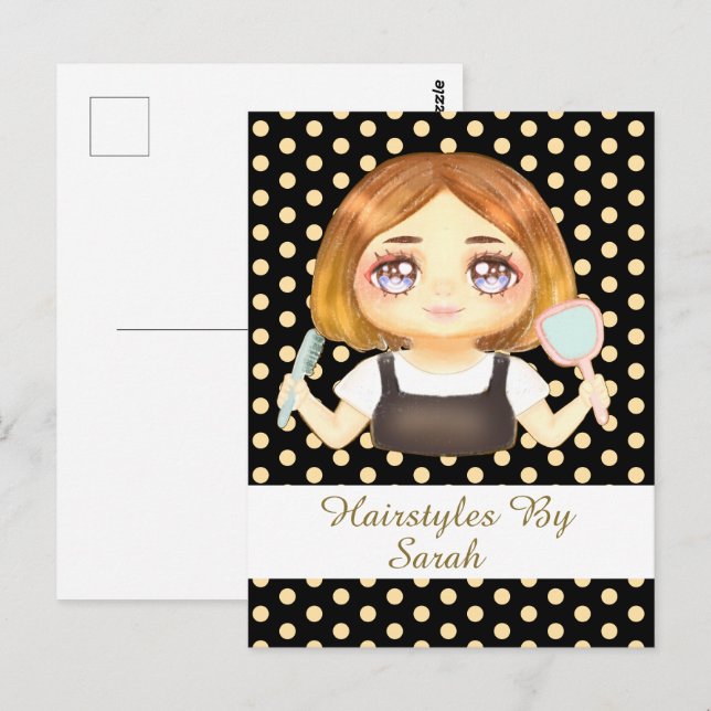 Postal Salon Hairstylist (Anverso / Reverso)
