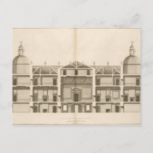Postal Salón Houghton: sección del frente occidental, gra