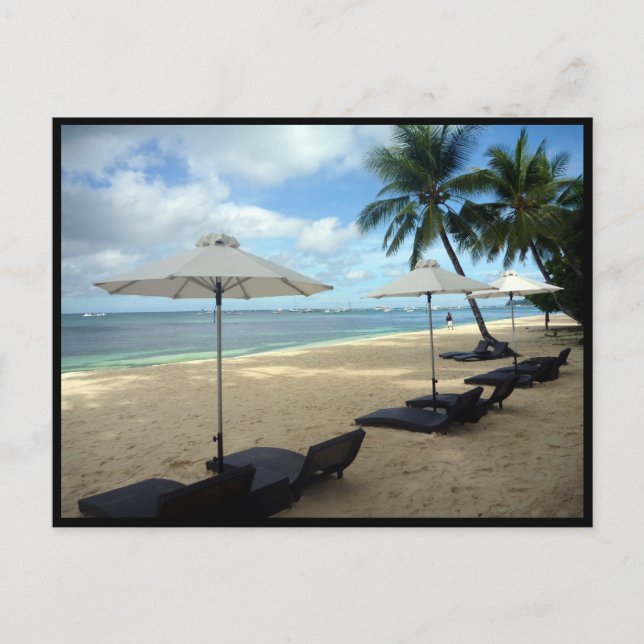 Postal salones de sol de boracay (Anverso)