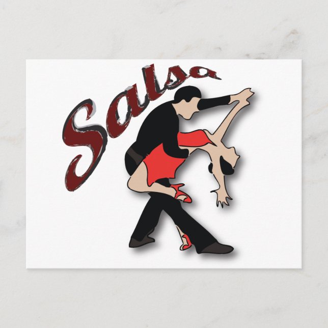 Postal Salsa Dancers (Anverso)