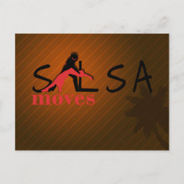 Postal Salsa se mueve - Postcard