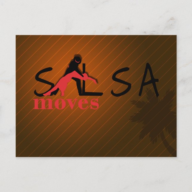 Postal Salsa se mueve - Postcard (Anverso)