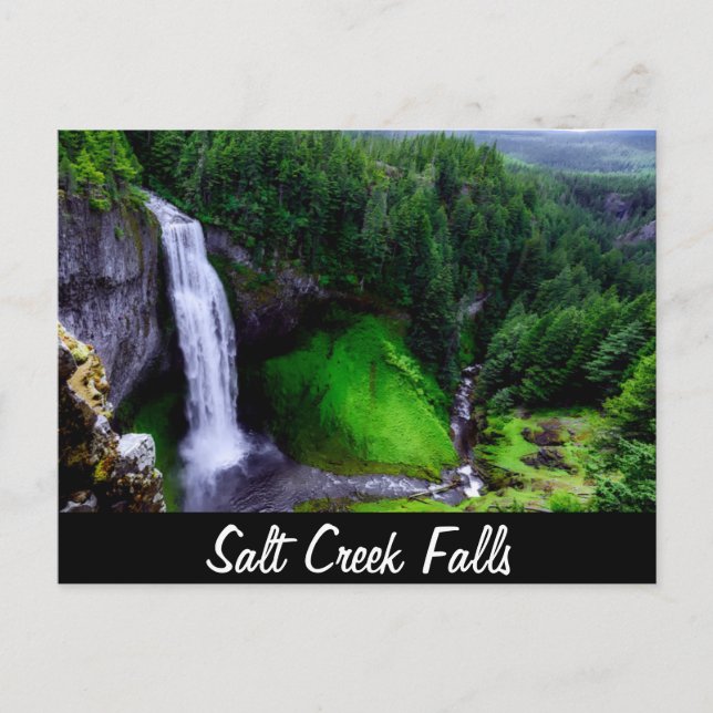Postal Salt Creek Falls, Oregon (Anverso)