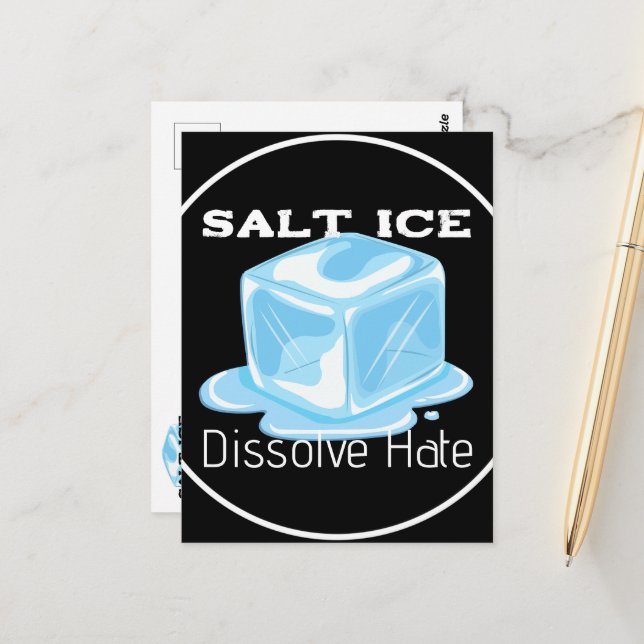 Postal Salt Ice Sticker (Anverso/Reverso In Situ)