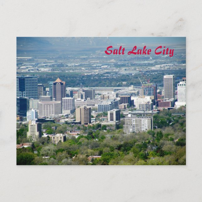 Postal Salt Lake City (Anverso)