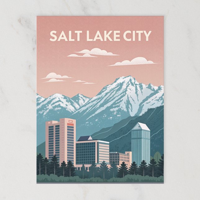Postal Salt Lake City: Majestad de las Montañas y encanto (Subido por el creador)