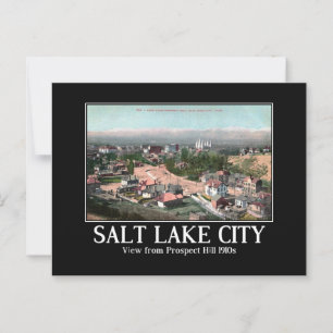 Postal Salt Lake City UT Panorama View 1910