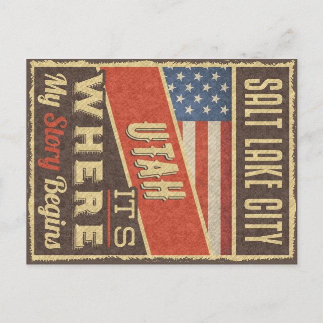 Postal Salt Lake City Utah (Anverso)