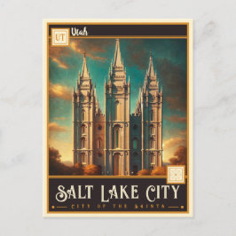Postal Salt Lake City, Utah | Antiguo