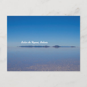 Postal Salt Lake en Salar de Uyuni, Bolivia
