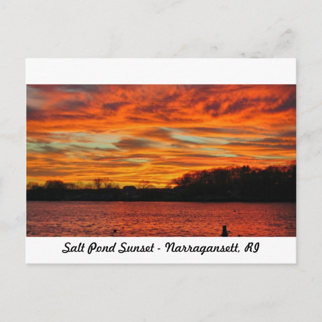 Postal Salt Pond Narragansett Rhode Island (Anverso)