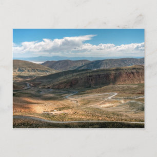 Postal Salta Serpentina Carretera Y Salinas A Distancia