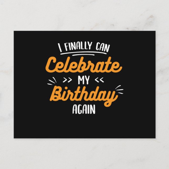 Postal Saltador Leapling Día de salto Cumpleaños Puedo ce (Anverso)