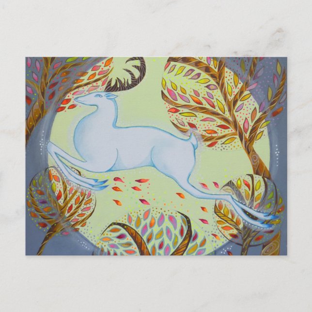 Postal Saltando de White Hart. (Anverso)