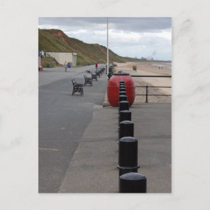 Postal Saltburn junto al mar