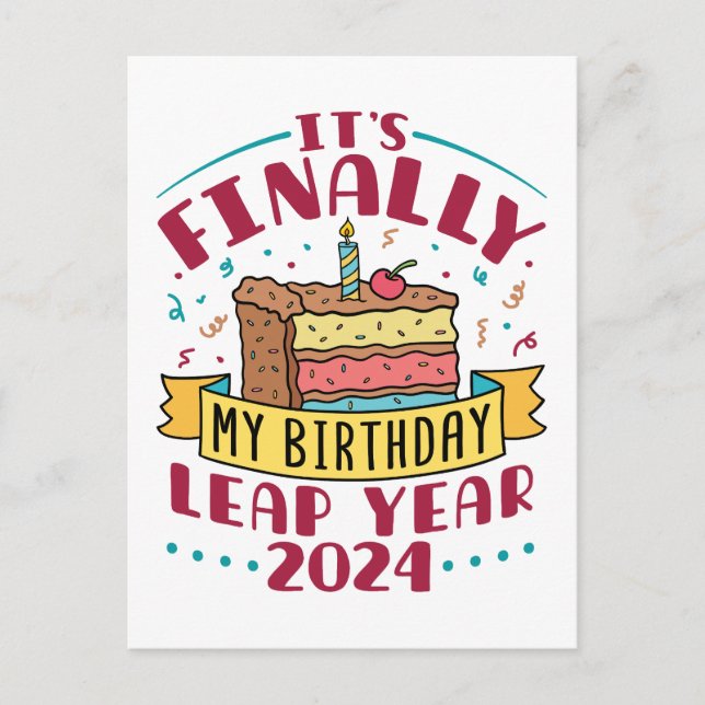 Postal Salto año 2024 es mi cumpleaños (Anverso)
