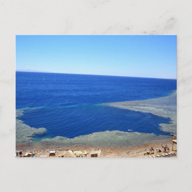 Postal Salto azul de Scuba Dive Spot (Anverso)