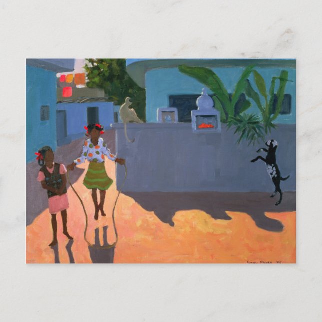 Postal Salto chica 1995 (Anverso)