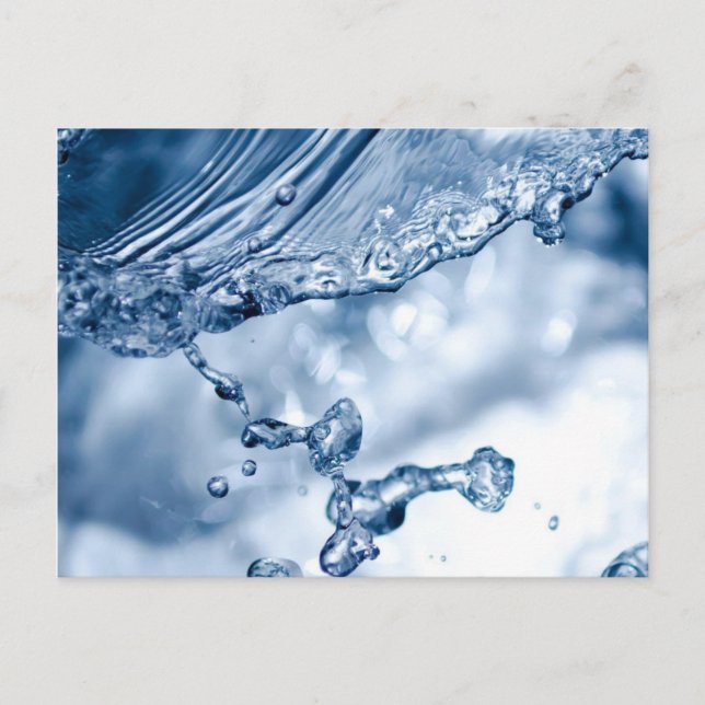 Postal Salto de agua (Anverso)