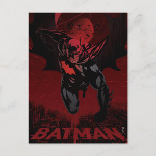 Postal Salto de Batman Crimson