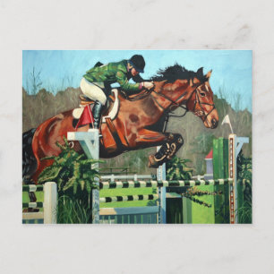 Postal Salto de caballos