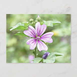Postal Salto de día - Flor malvada