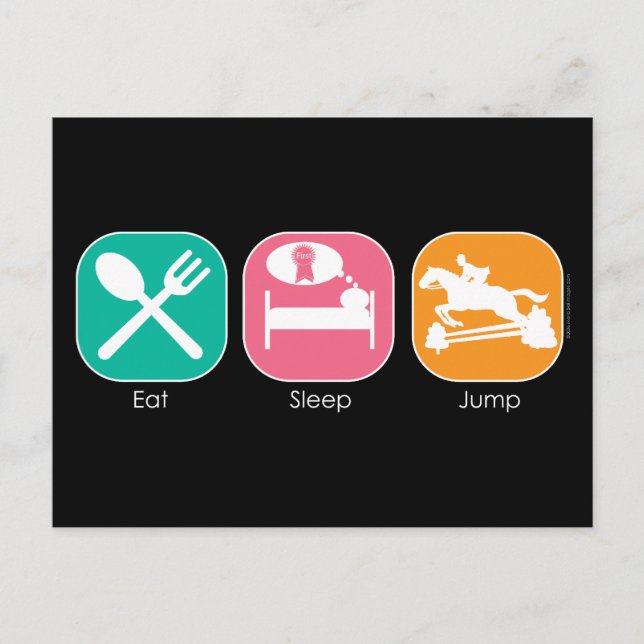 Postal Salto de sueño (Anverso)