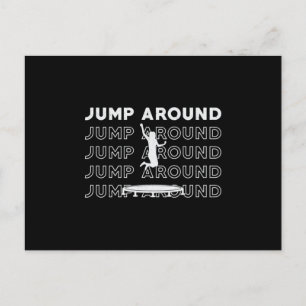 Postal Salto de Trampolina Alrededor Del Trampolín Deport