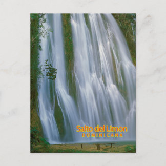 Postal Salto del Limon Dominicana