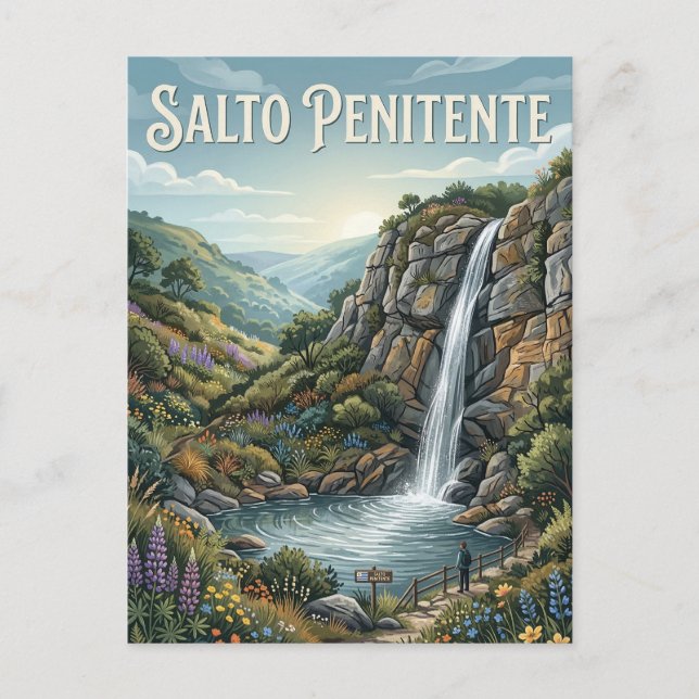 Postal Salto del Penitente (Anverso)