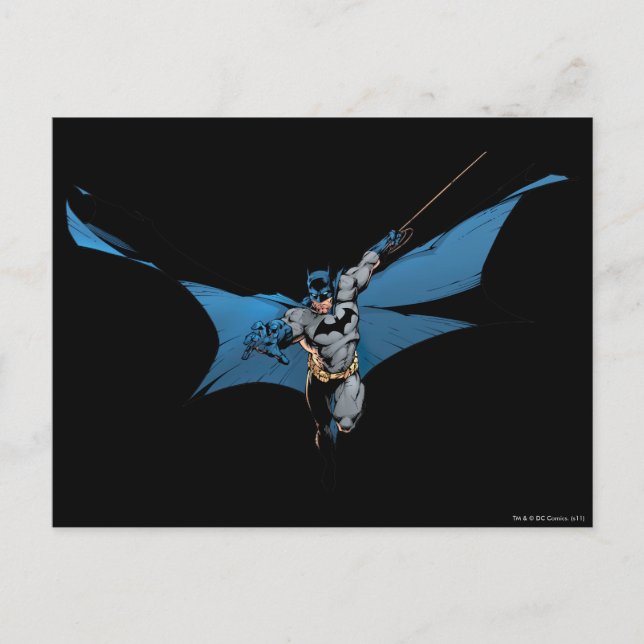 Postal Saltos de Batman con cuerda (Anverso)