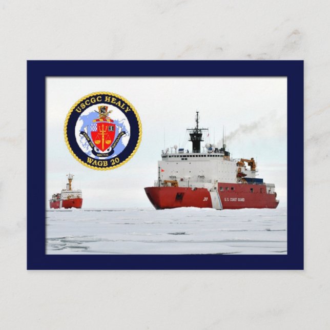 Postal SALUD del icebreaker del USCG, Mar de Beaufort, Al (Anverso)