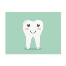 Salud dental - feliz, diente sonriente