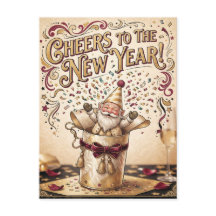 "¡Salud por el Año Nuevo!" con Gnome en una Caja d